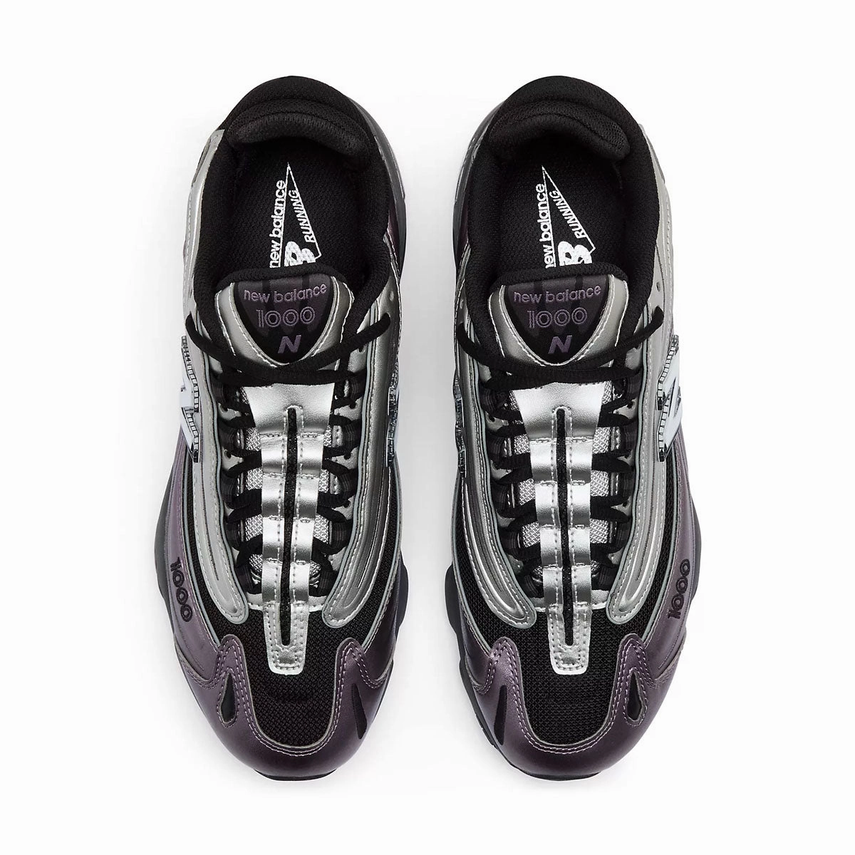 1000 'Dark Ice Wine Grey' New Balance sneaker close-ups