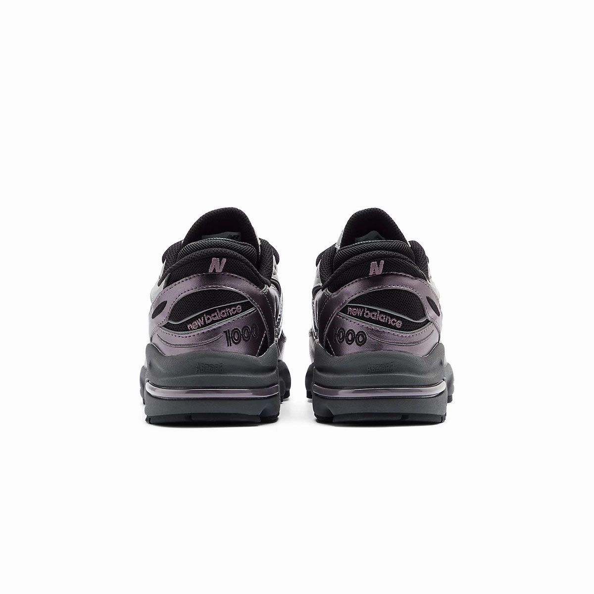 1000 'Dark Ice Wine Grey' New Balance sneaker close-ups