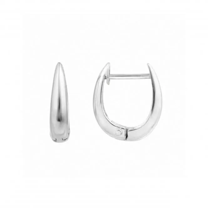 12mm Intricate Silver Hoop Earrings - Timeless Beauty and Versatile Style Dew Jewellery