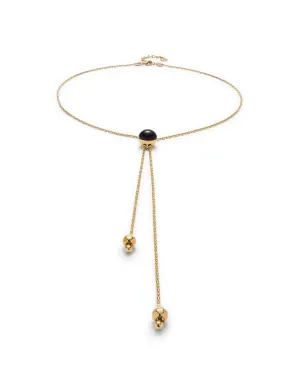 18k Gold Plated Plated Ser Fascinante Black Pendant COL2004NGRORO0U Unode50 Jewelry And Accessories