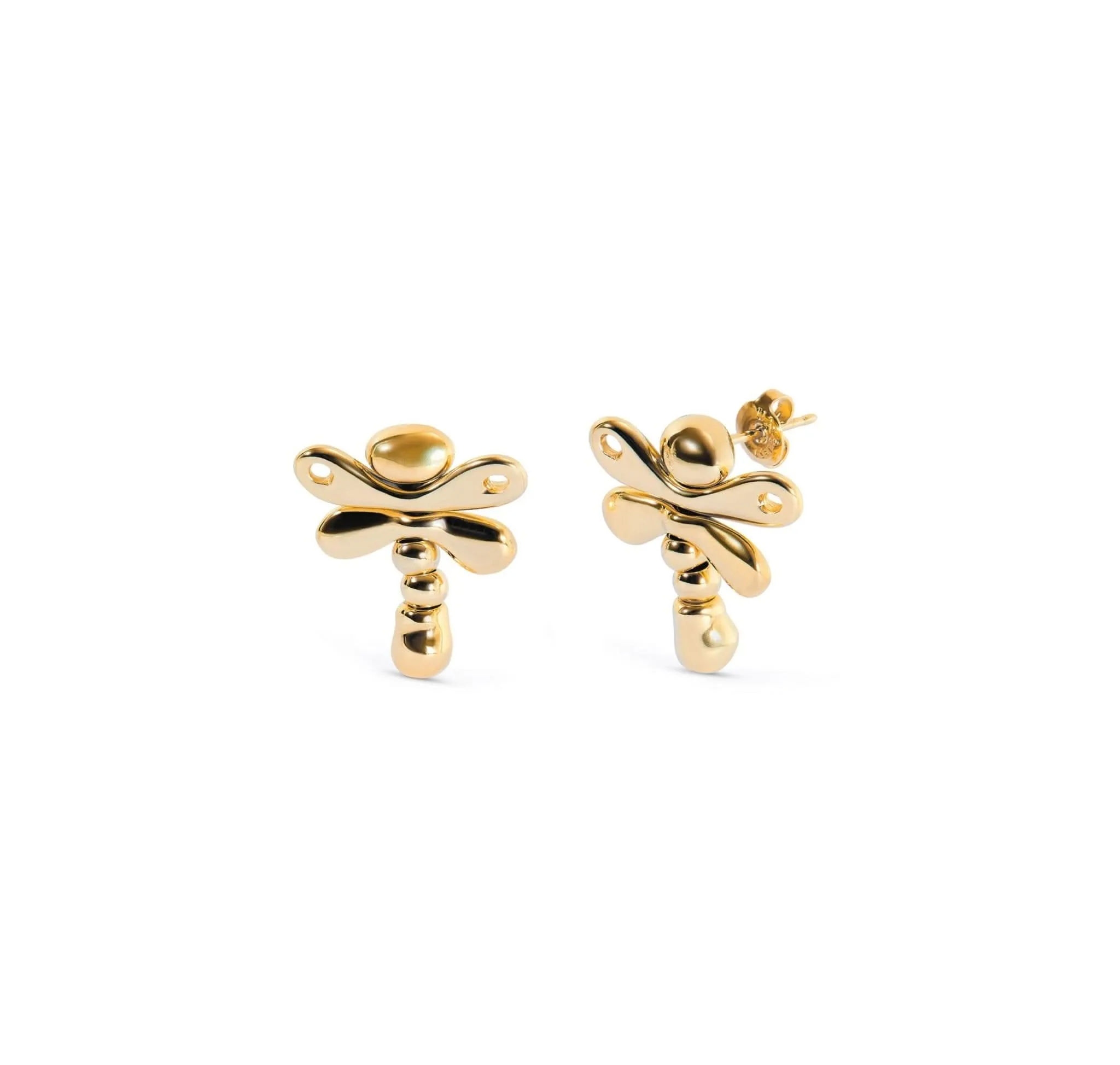 18k Gold Plated Ser Rebelde Gold Earrings PEN0970ORO0000U Unode50 Jewelry And Accessories