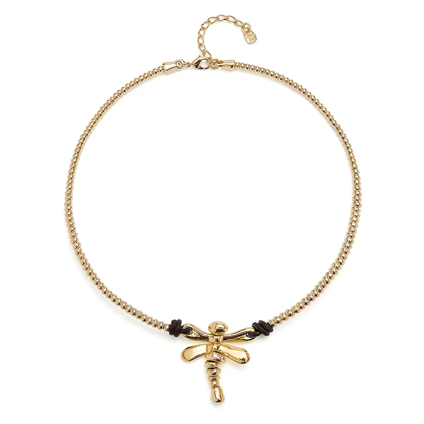 18k Gold Plated Ser Rebelde Gold Necklace COL1960ORO0000U Unode50 Jewelry And Accessories