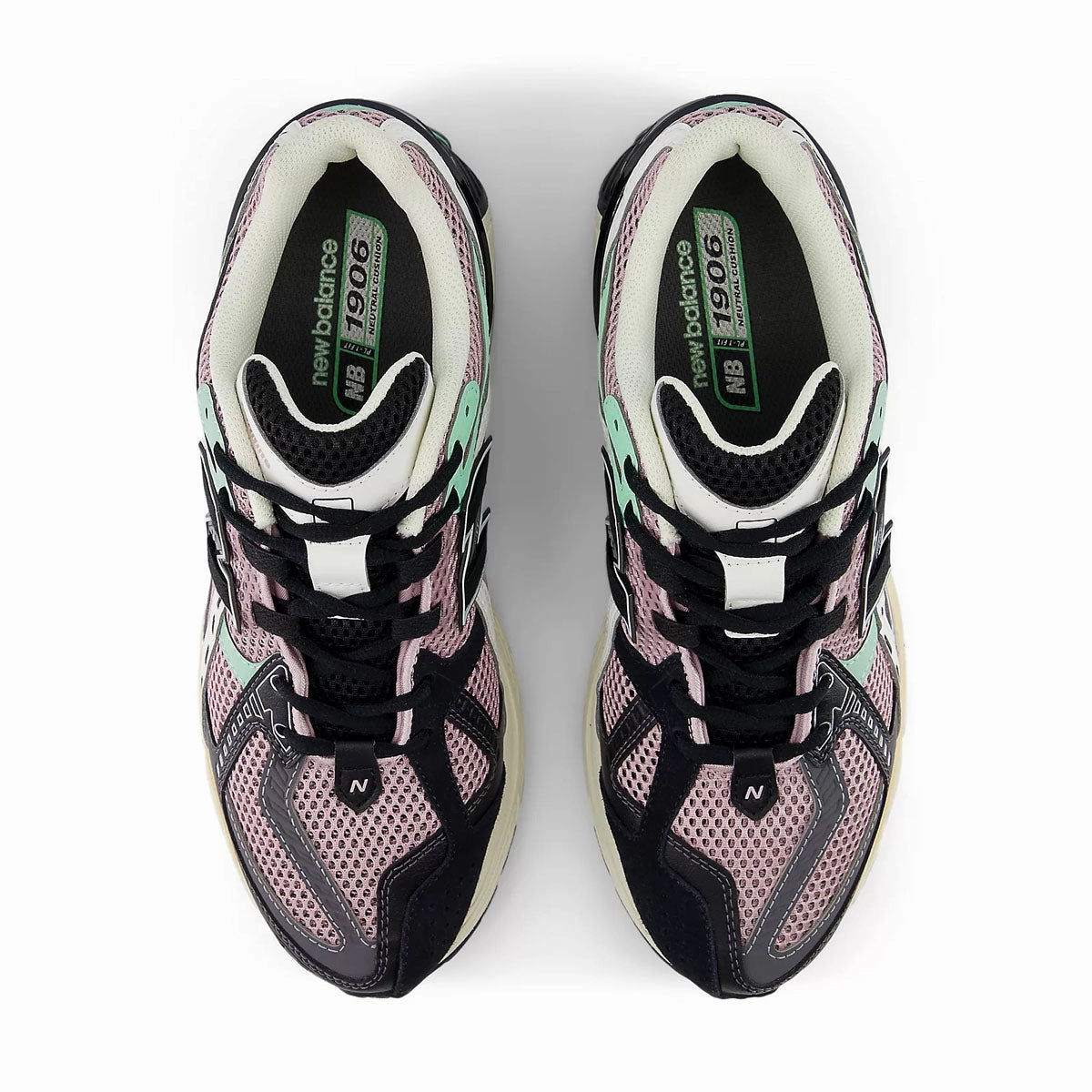 1906 'Twilight Haze Black' New Balance sneaker close-ups