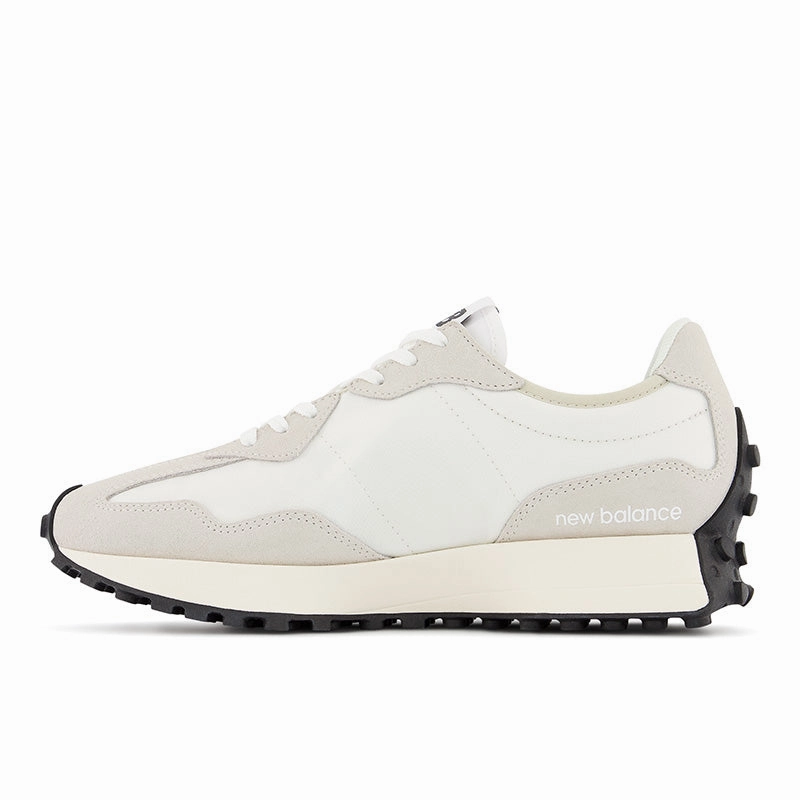 327 - Sea Salt with White and Black - Women's New Balance lifestyle shoes