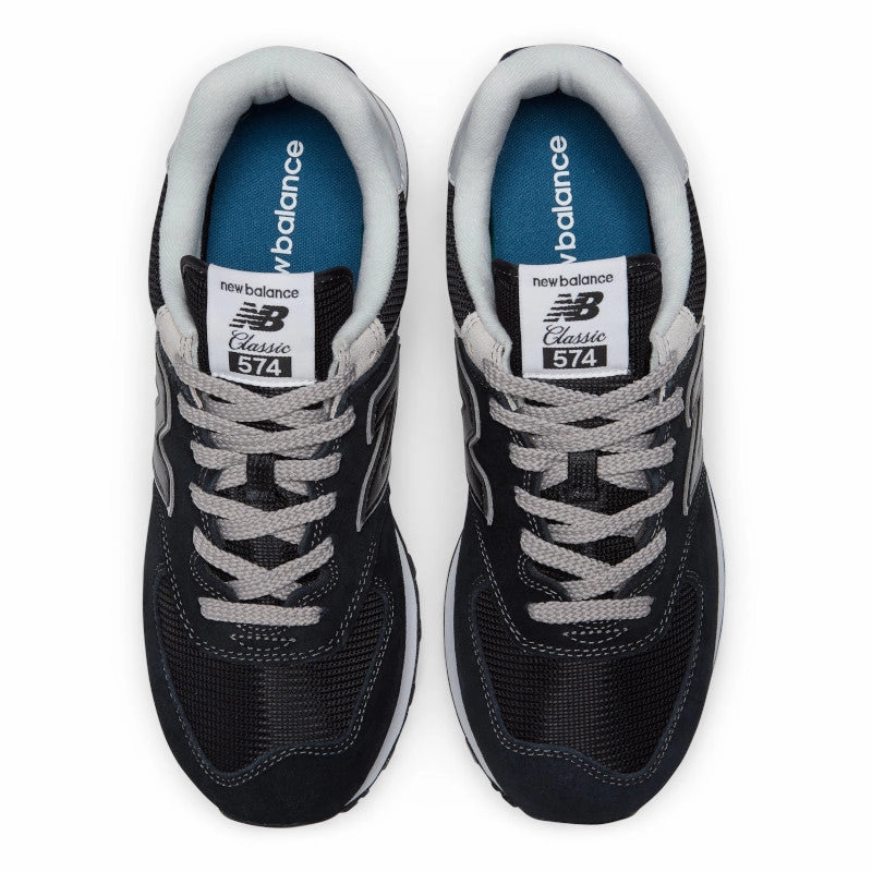 574 Core - Black with White - Men's New Balance lifestyle shoes