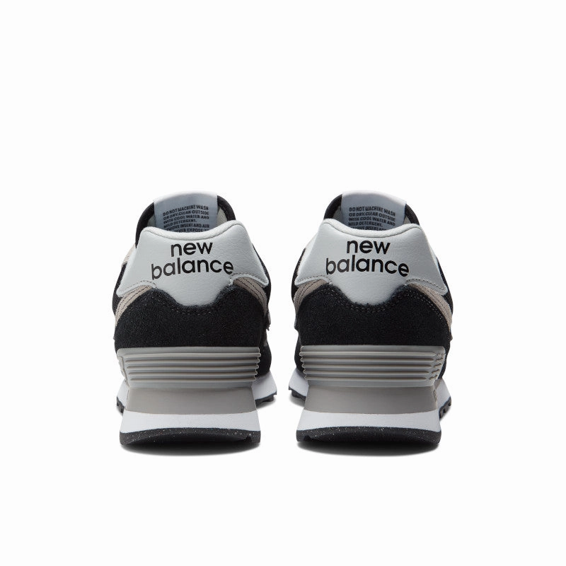 574 Core - Black with White - Women's New Balance lifestyle shoes