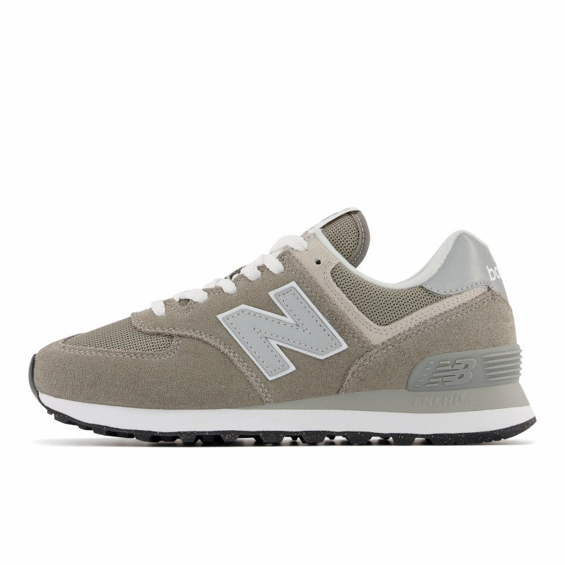 574 Core - Grey with White - Women's New Balance lifestyle shoes