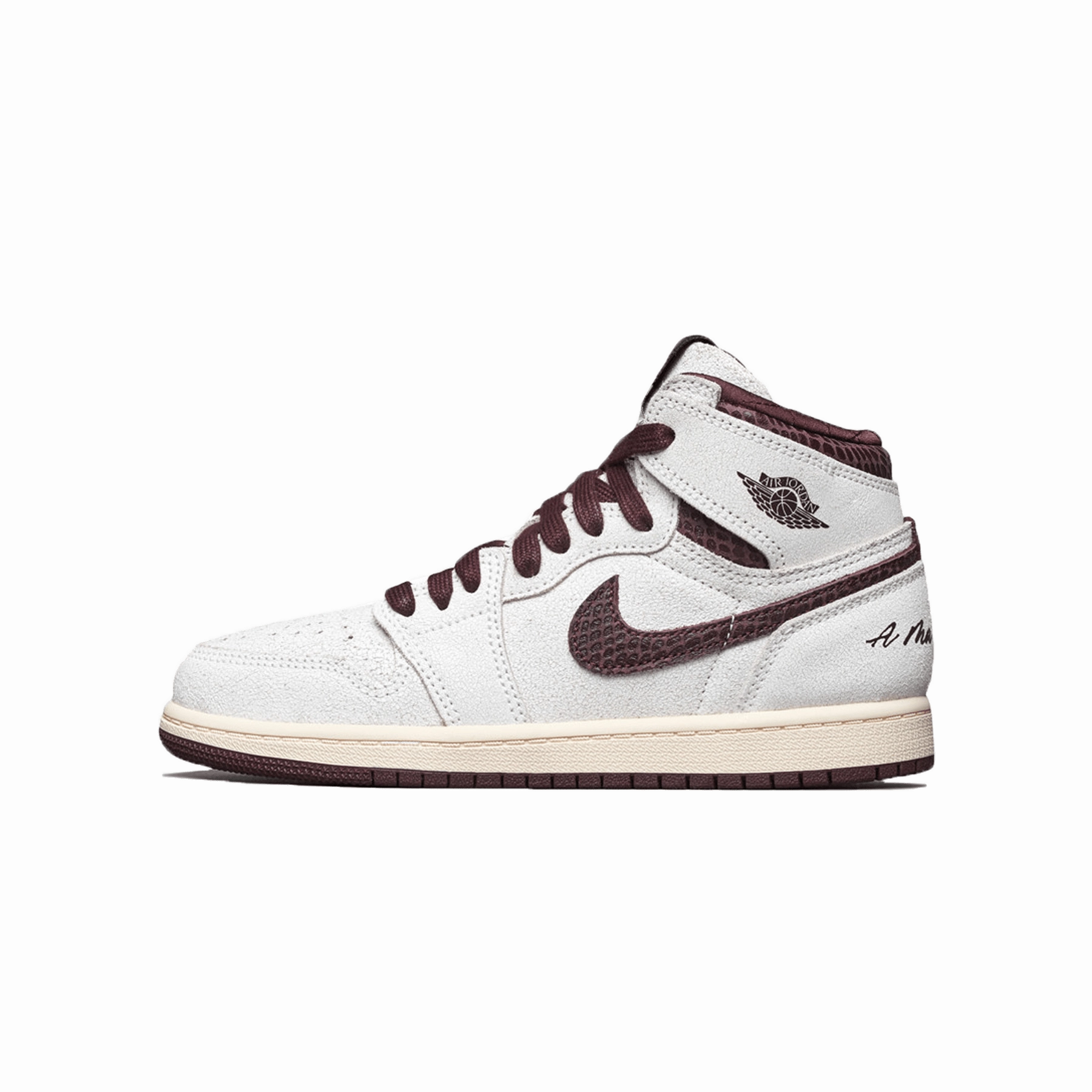 A Ma Mani??re x Air Jordan 1 High OG PS 'Airness' Air Jordan 1 sneakers with heritage court style