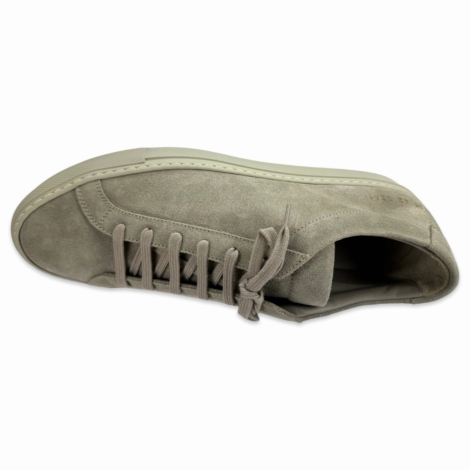 Achilles Suede Sneaker Common Projects minimalist luxury sneakers