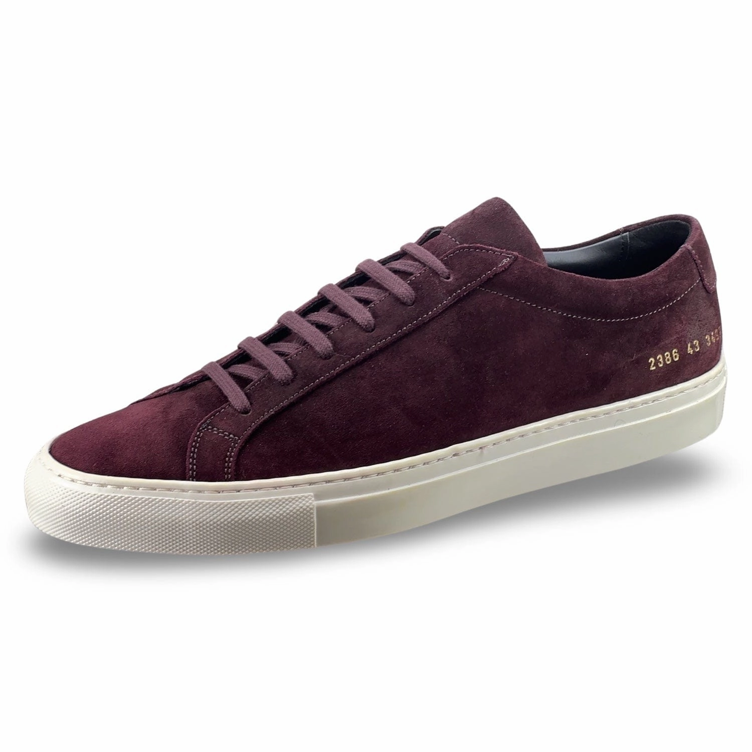 Achilles Waxed Suede Sneaker Common Projects minimalist leather sneakers