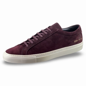 Achilles Waxed Suede Sneaker Common Projects minimalist leather sneakers