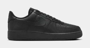 Air force 1 '07 Black Carbon Fiber Mens Lifestyle Shoes (Black/Black) nike air force 1 timeless streetwear shoes