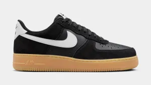 Air Force 1 '07 LV8 Gum Pack Mens Basketball Shoes (Black/Summit White/Gum Light Brown) nike air force 1 timeless streetwear shoes