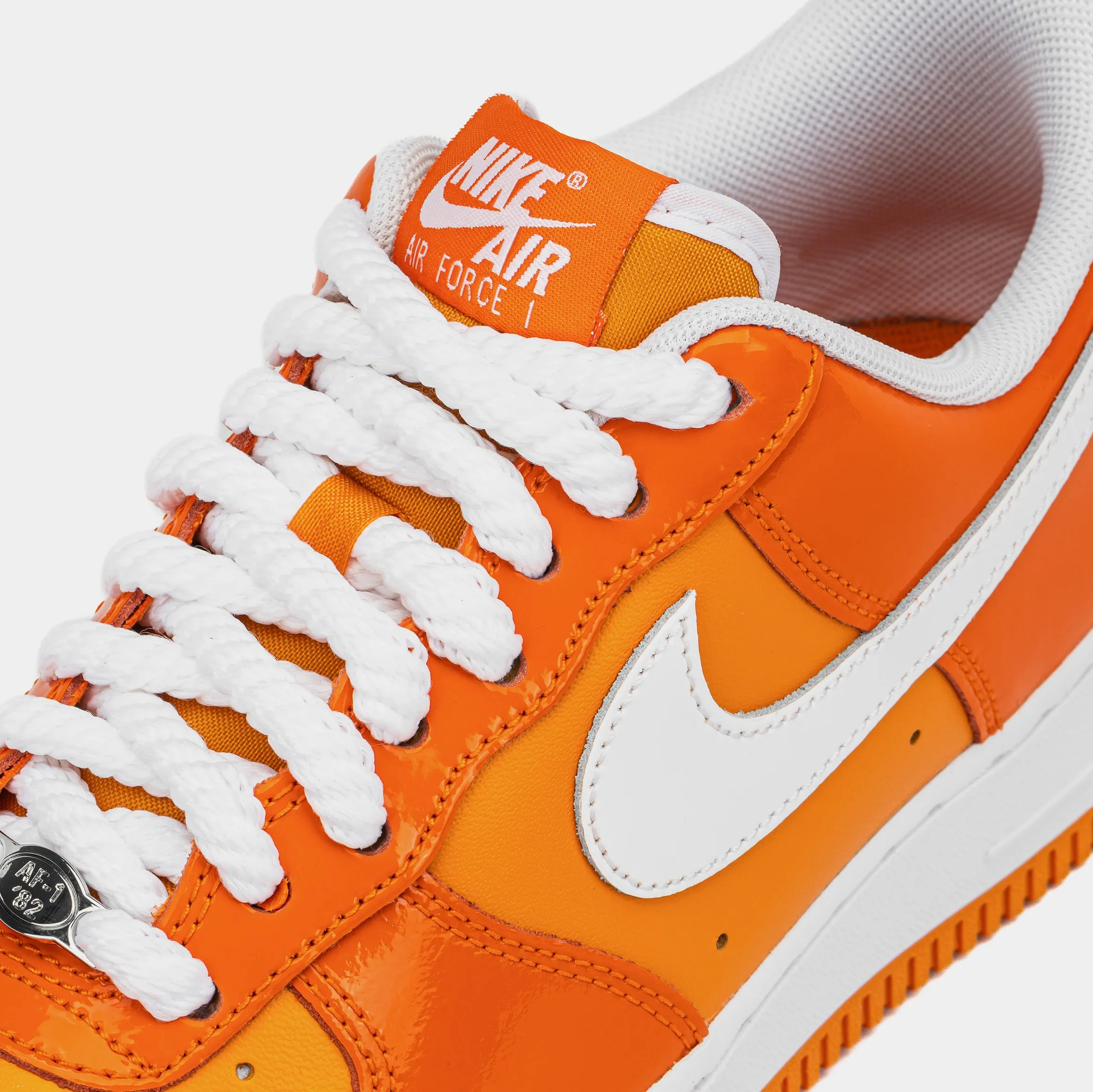 Air Force 1 '07 LV8 Mens Basketball Shoes (Orange/White) Nike Max 95 versions