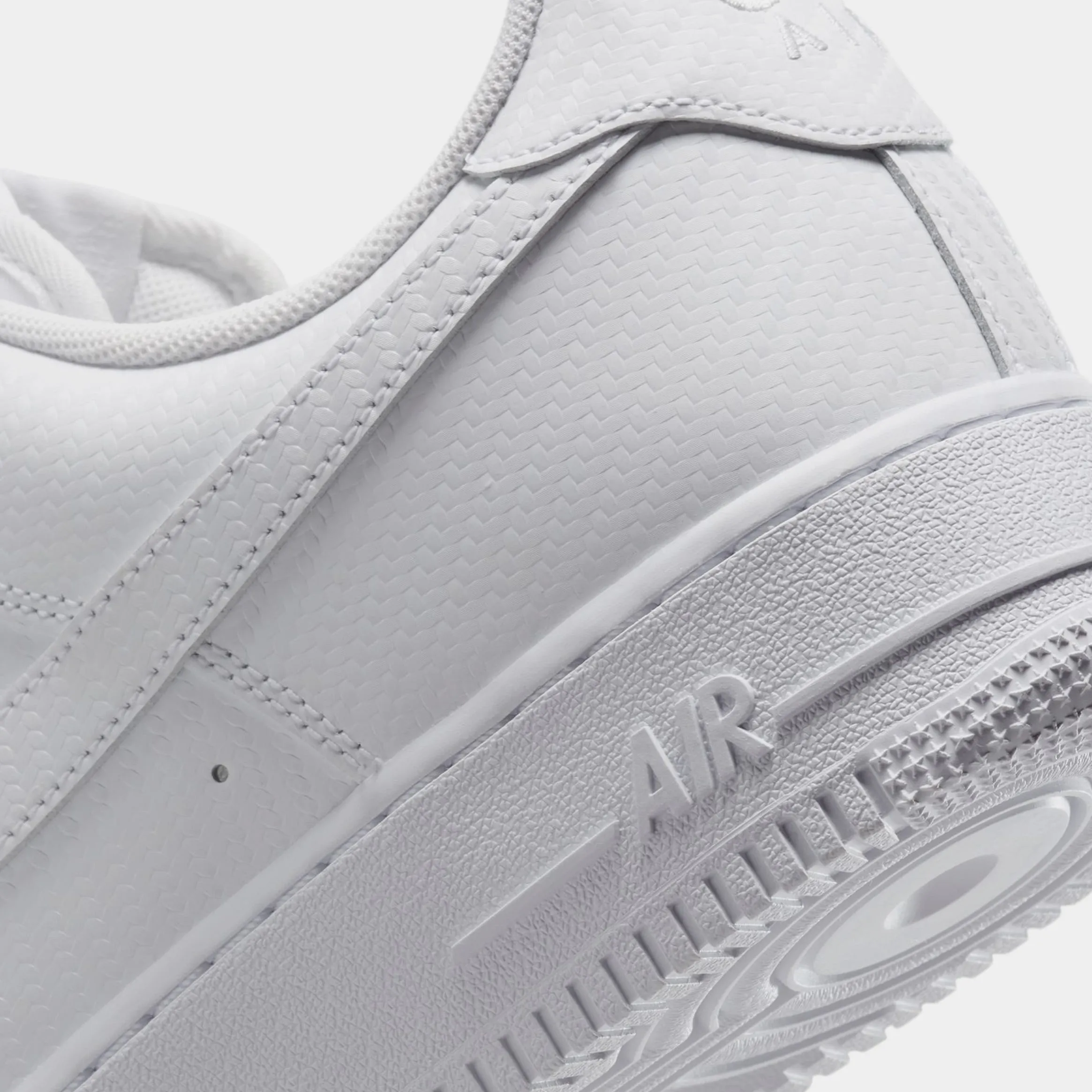 Air Force 1 '07 Texture Mens Lifestyle Shoes (White/White) Nike Max 95 versions