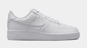 Air Force 1 '07 Texture Mens Lifestyle Shoes (White/White) nike air force 1 timeless streetwear shoes