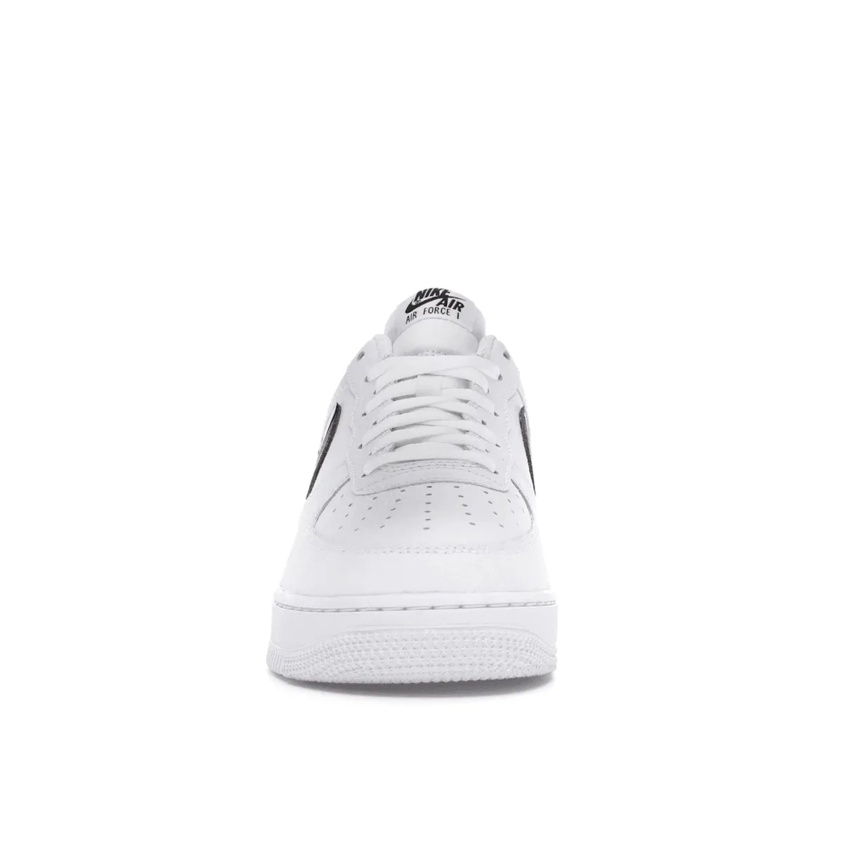 Air Force 1 07 White Black Pebbled Leather Nike Air Force 1 classic shoes