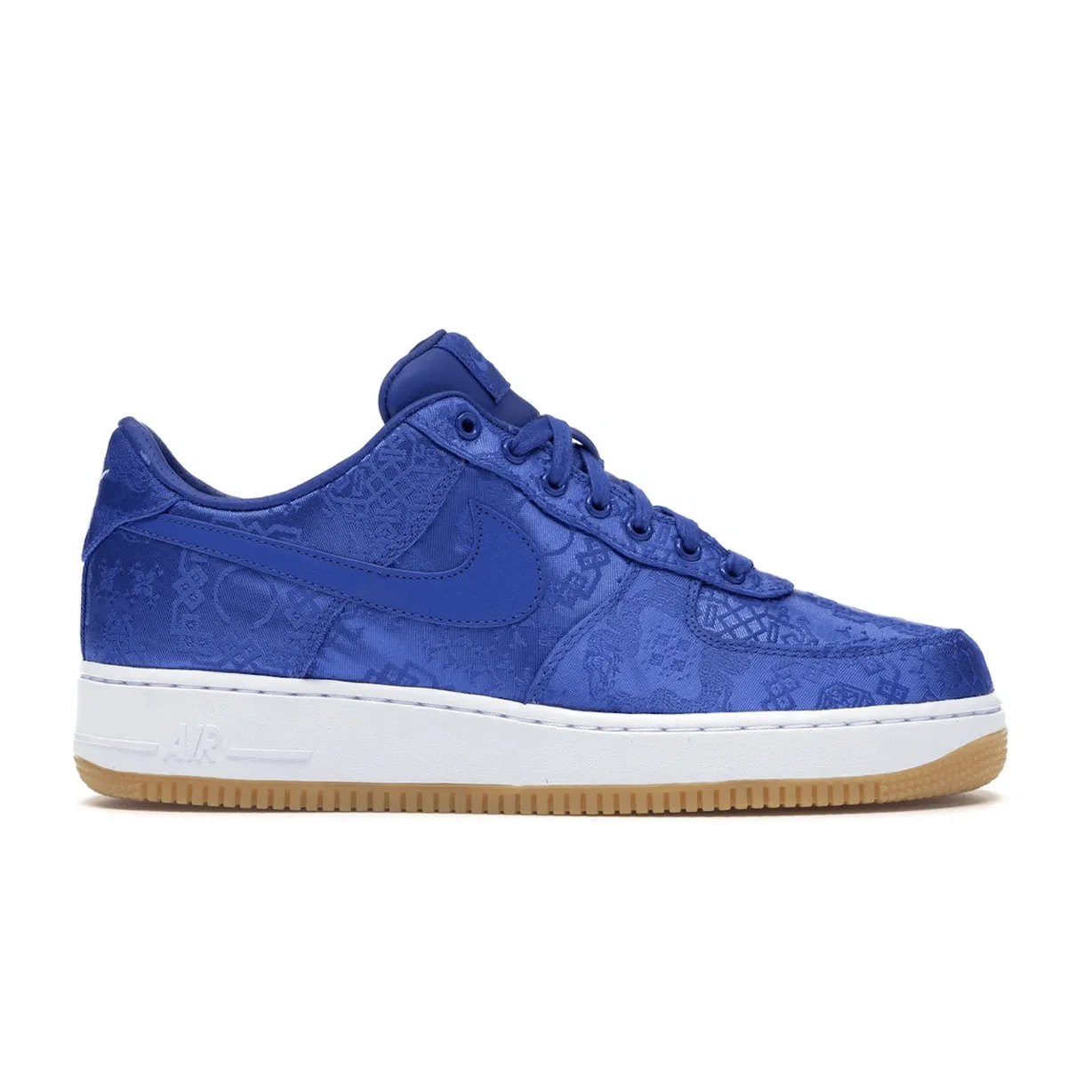 Air Force 1 CLOT Blue Silk Nike Air Force 1 heritage shoes for everyday wear