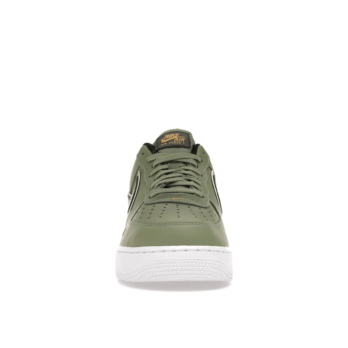 Air Force 1 Double Swoosh Olive Gold Black Nike Air Force 1 classic shoes
