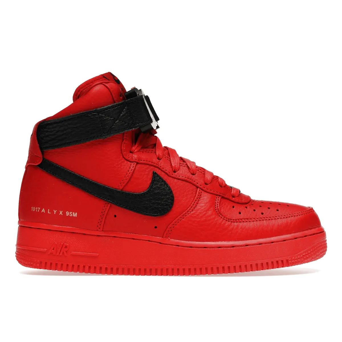 Air Force 1 High x ALYX Red Black Nike Air Force 1 heritage shoes for everyday wear