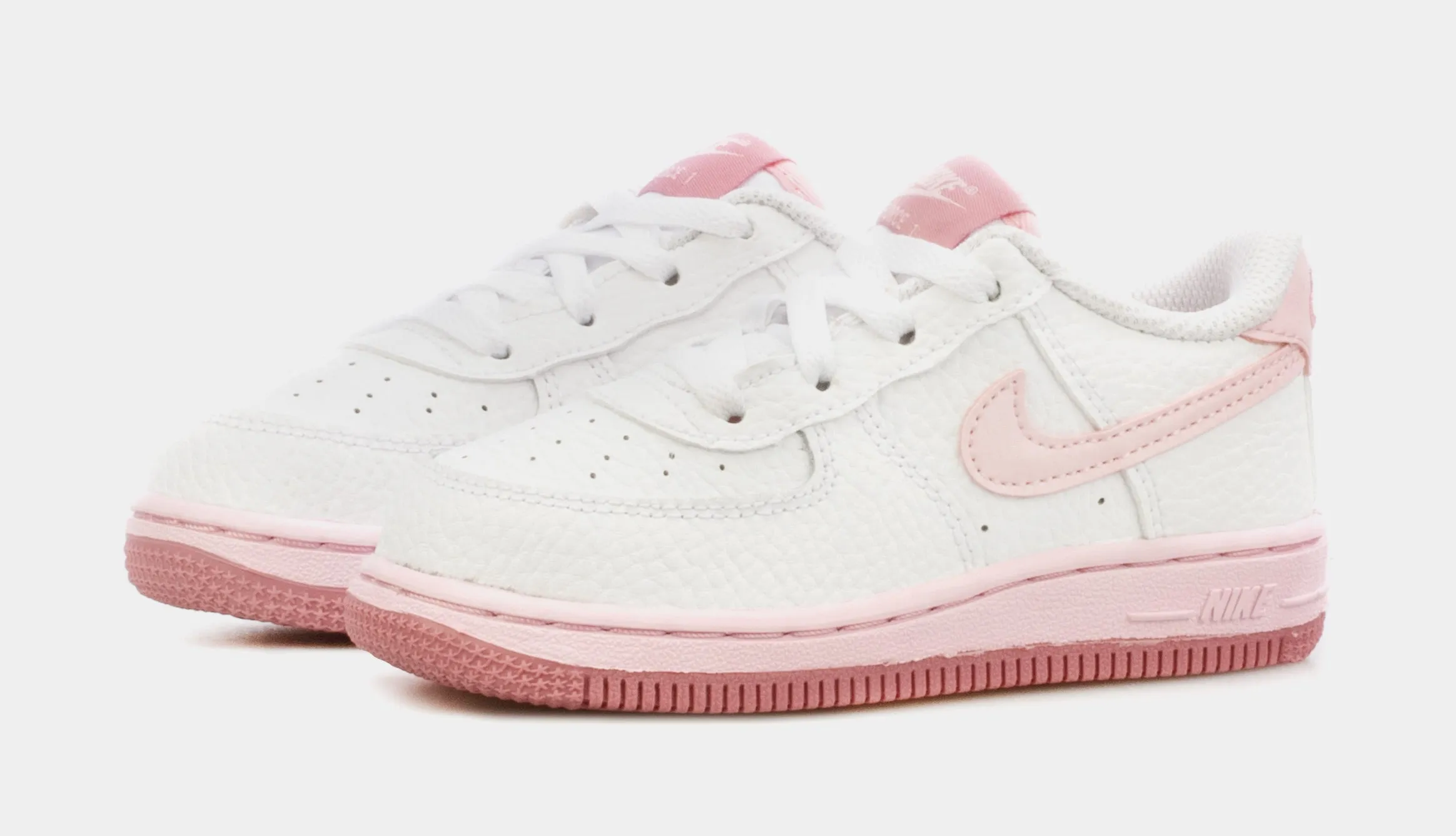Air Force 1 Infant Toddler Basketball Shoes (White/Pink) Nike Max 95 versions