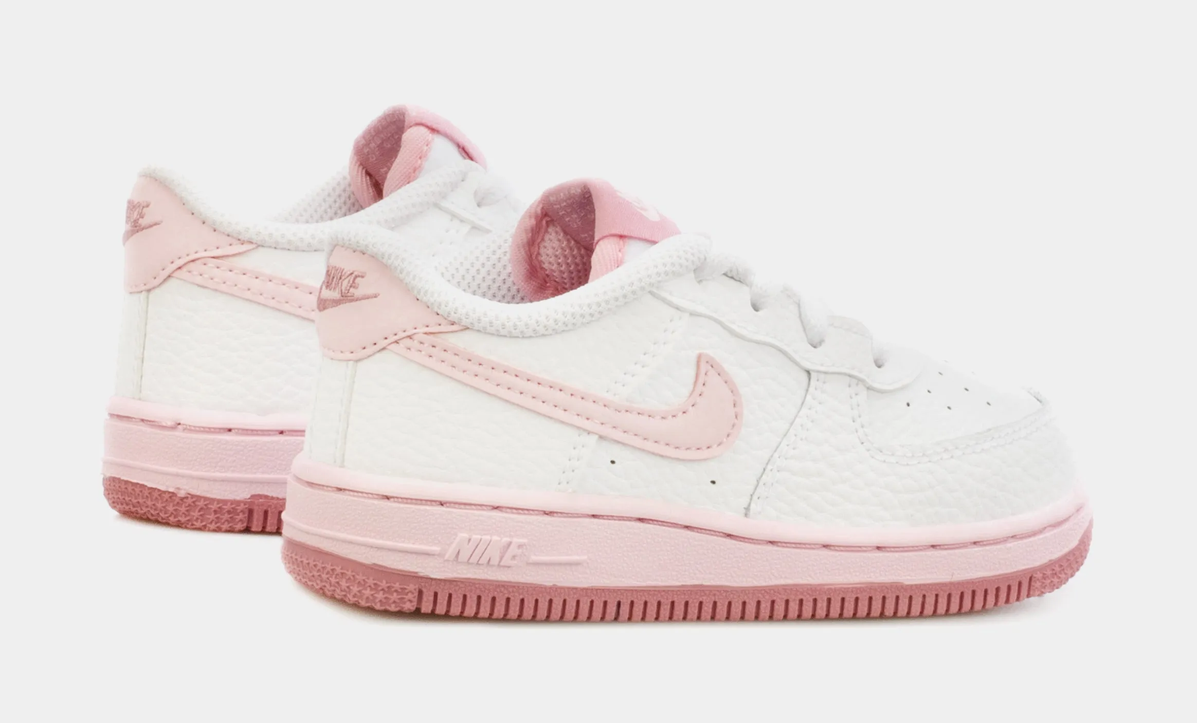 Air Force 1 Infant Toddler Basketball Shoes (White/Pink) Nike Max 95 versions