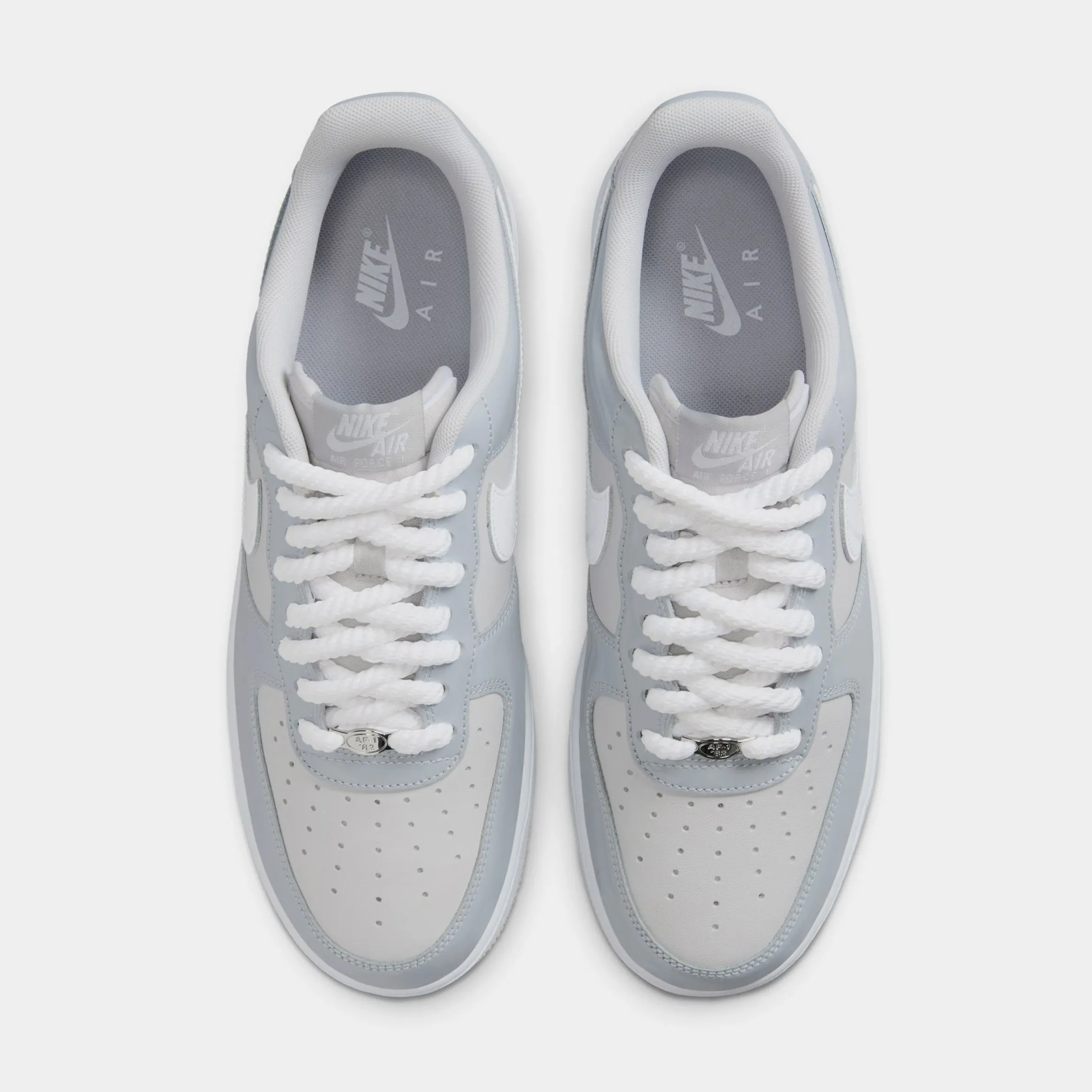 Air Force 1 Mens Basketball Shoes (Wolf Grey/White) Nike Max 95 versions