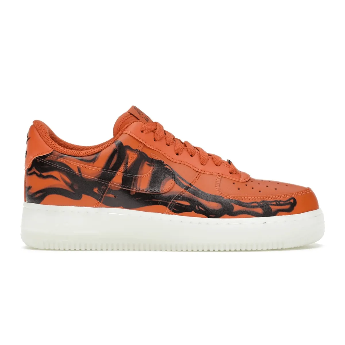 Air Force 1 Orange Skeleton Nike Air Force 1 heritage shoes for everyday wear