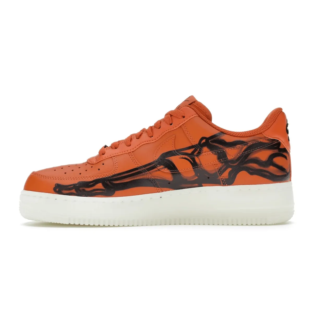 Air Force 1 Orange Skeleton Nike Air Force 1 classic shoes