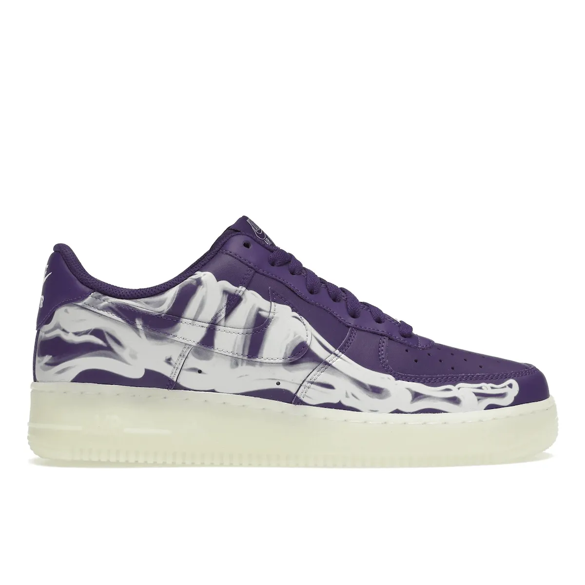 Air Force 1 Purple Skeleton Halloween Nike Air Force 1 heritage shoes for everyday wear
