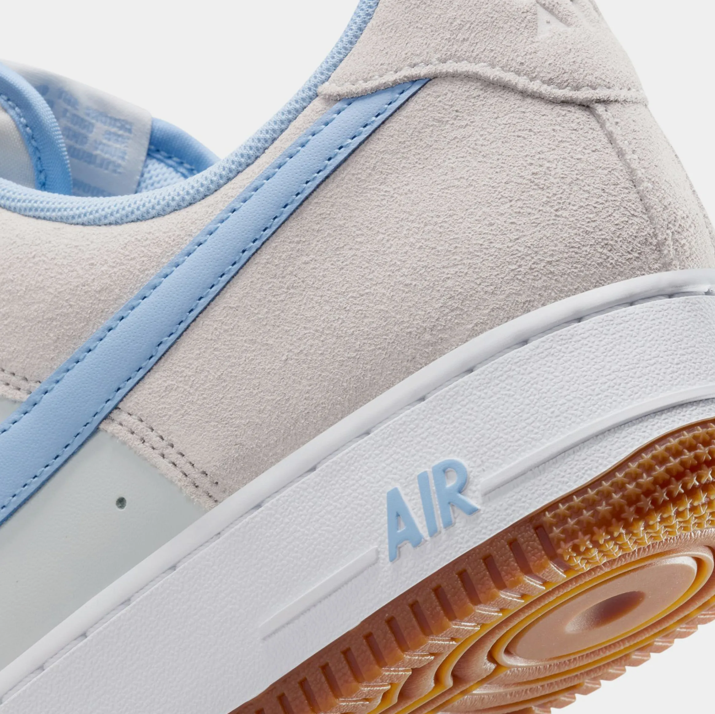 Air Force 1 SK8 Mens Lifestyle Shoes (Photon Dust/White/Gum Medium Brown/Psychic Blue) Nike Max 95 versions
