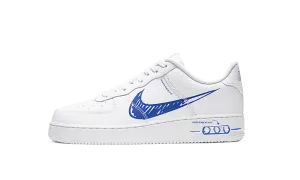 Air Force 1 Sketch White Royal Nike Air Force 1 heritage shoes for everyday wear