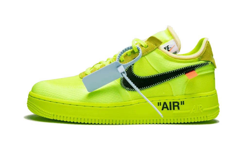 Air Force 1 X Off White Volt Nike Air Force 1 heritage shoes for everyday wear