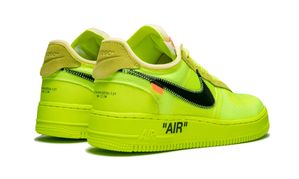 Air Force 1 X Off White Volt Nike Air Force 1 classic shoes