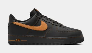 Air Force 1'07 LV8 Mens Lifestyle Shoes (Black/Desert Ochre) nike air force 1 timeless streetwear shoes