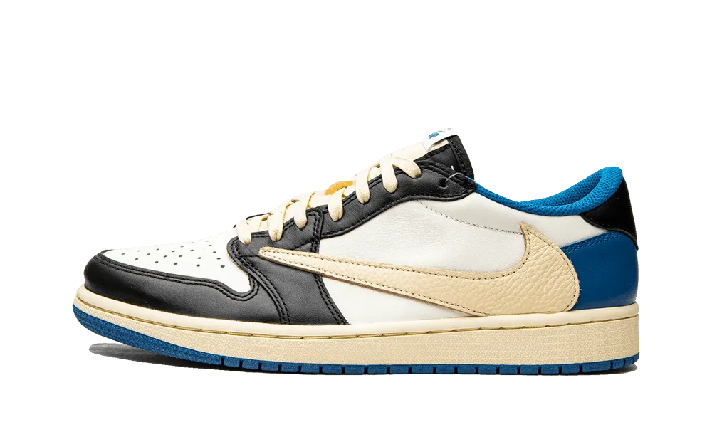 Air Jordan 1 Low X Fragment X Travis Scott Military Blue nike air max 90 classic design running shoes