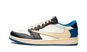 Air Jordan 1 Low X Fragment X Travis Scott Military Blue nike air max 90 classic design running shoes
