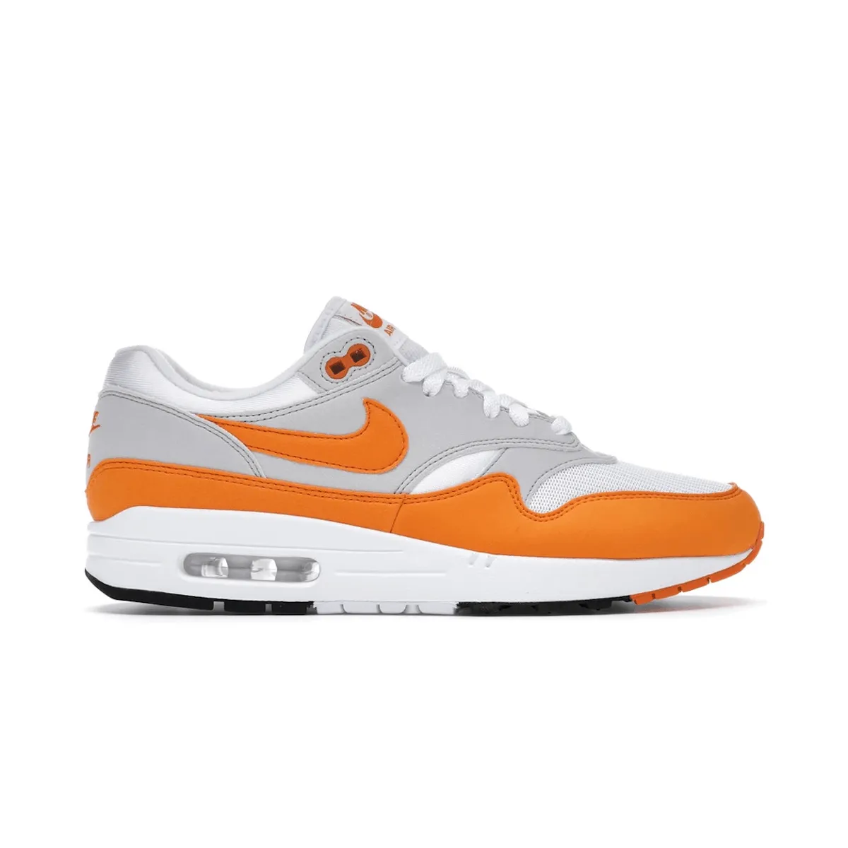 Air Max 1 Anniversary Orange Nike Air Max casual shoes with visible air tech