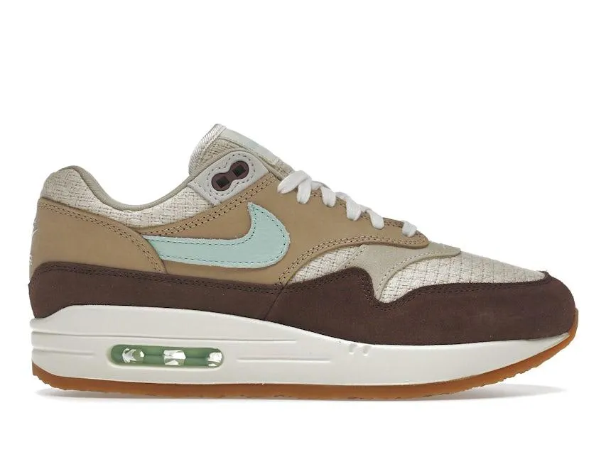 Air Max 1 Crepe Hemp 2022 Nike Air Max casual shoes with visible air tech