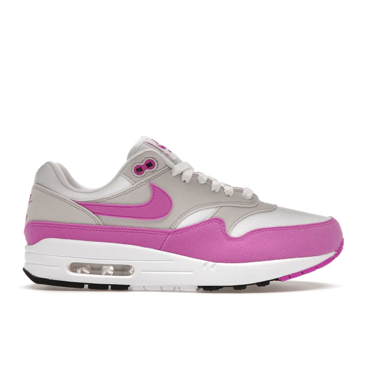 Air Max 1 Fuchsia Dream Nike Air Max casual shoes with visible air tech