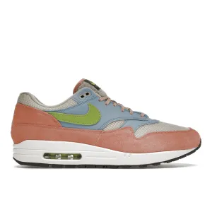 Air Max 1 Light Madder Root Worn Blue Nike Air Max casual shoes with visible air tech