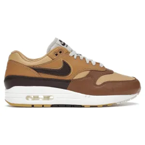 Air Max 1 SNKRS Day Brown Nike Air Max casual shoes with visible air tech