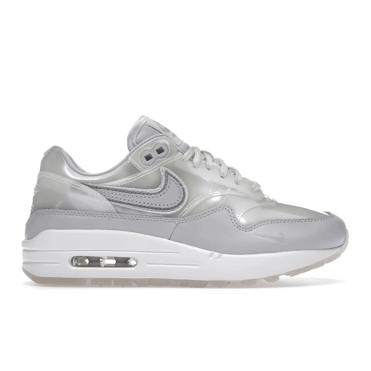 Air Max 1 SNKRS Day Pearl White Nike Air Max casual shoes with visible air tech