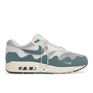 Air Max 1 X Patta Noise Aqua Nike Air Max casual shoes with visible air tech