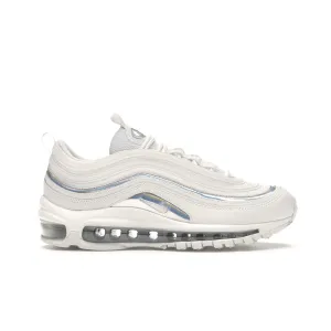 Air Max 97 Iridescent White Nike Air Max casual shoes with visible air tech