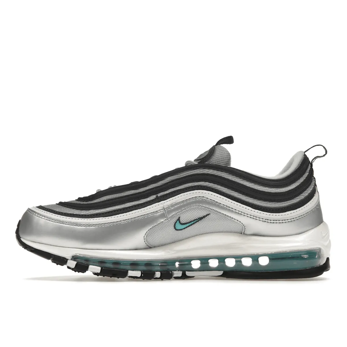 Air Max 97 Metallic Silver Chlorine Nike Air Max casual shoes