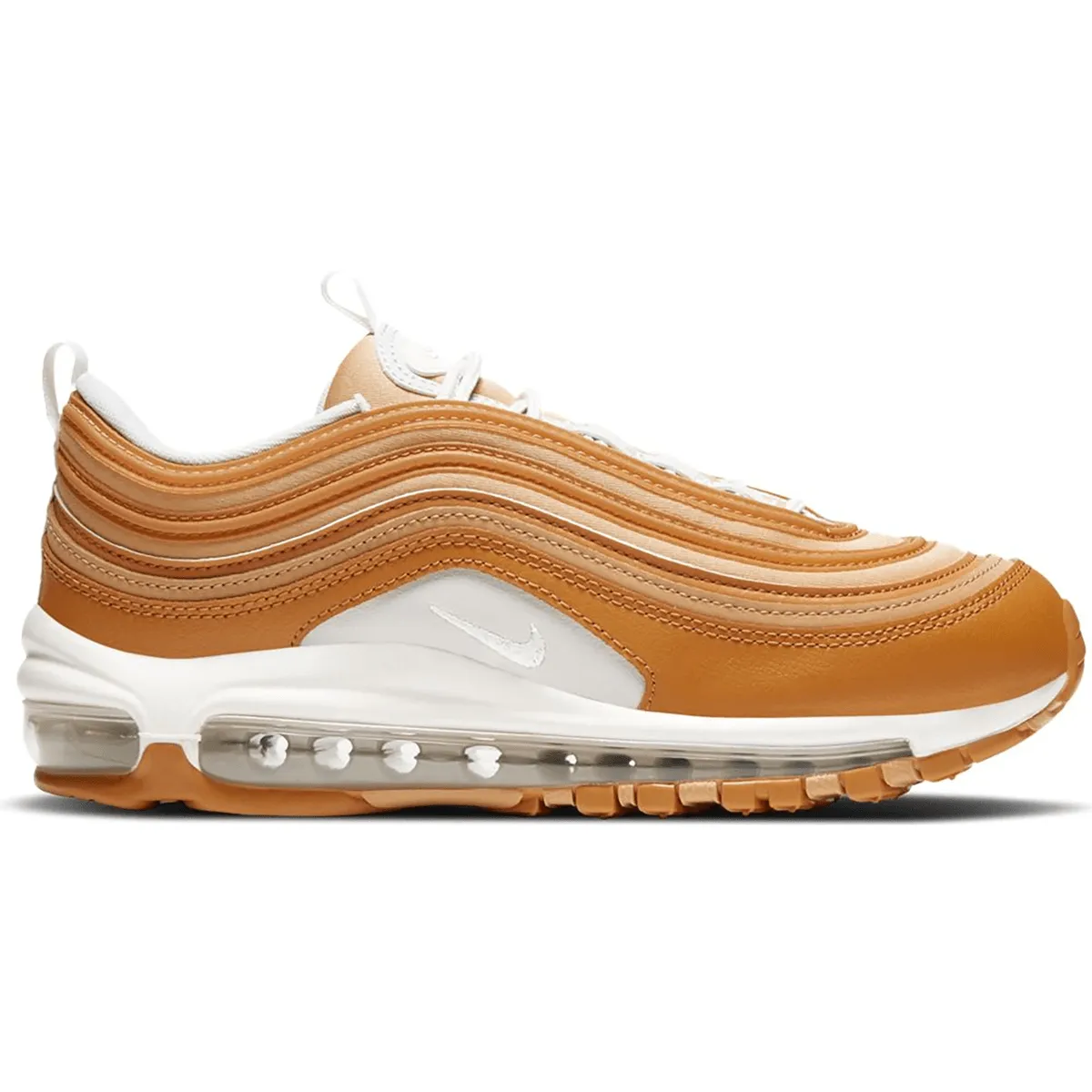 Air Max 97 Wheat Gum Nike Air Max casual shoes with visible air tech