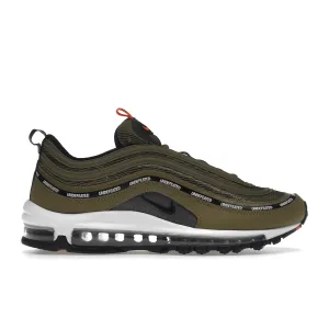 Air Max 97 X Undefeated Militia Green Nike Air Max casual shoes with visible air tech