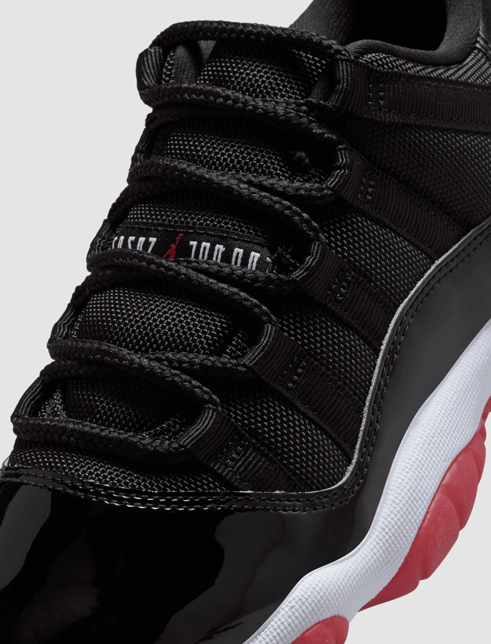 AIR JORDAN 11 RETRO LOW "BRED" GS Retro basketball lifestyle shoes