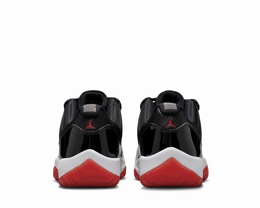 Air Jordan 11 Retro Low "Bred" Vintage leather court sneakers